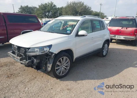 2012 Volkswagen Tiguan Se из США, поврежденный, VIN WVGAV7AX3CW550686